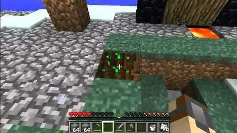 Skyblock Part 5: Nether portal fail.