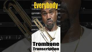 how to play the everybody trombone transcription #dacc #transcription #trombone