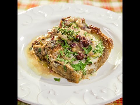 Pork with Apple Cream Sauce