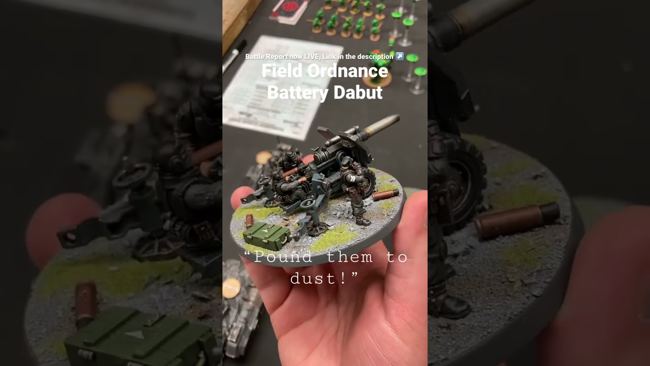 Astra Militarum 'Cadians' vs Tau Empire *Warhammer 40k* 9th Edition Battle Report NEW CODEX #26