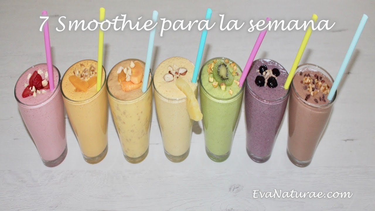 7 Smoothies nutritivos y deliciosos para la semana