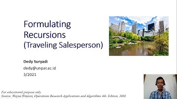 Week3.5 Formulating Recursions (Traveling Salesperson) [Dynamic Programming]