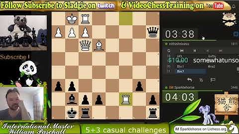 IM Sladgie Happy New Year ! Open for Blitz Challenges ! lichess