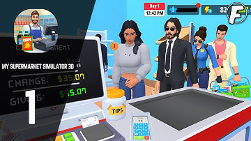 My Supermarket Simulator - Gameplay Walkthrough Part 1 - Tutorial (iOS, Android)