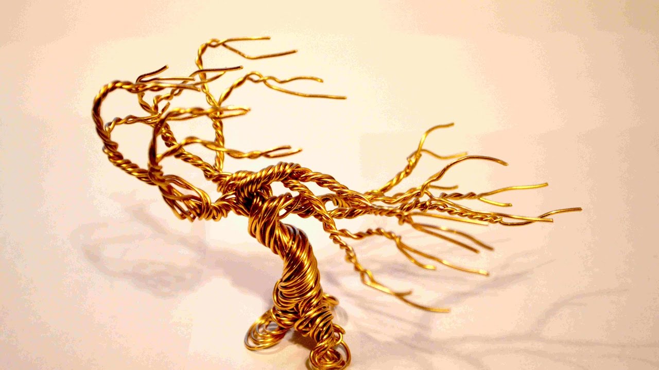 DIY Wire Bonsai Tree Tutorial ***Detailed*** - YouTube