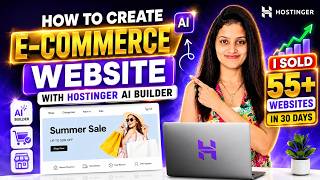 How to Create an Ecommerce Website with Hostinger Ai Builder