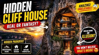 🔥 Hidden Home Built Into a Cliff 😱🏔️ | The Most Unreal Mountain House You'll Ever See! 
