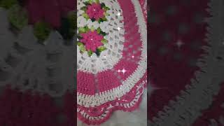 jogo de banheiro 4 peças apaixonada #produção #crocheteira #jogodebanheirodecroche