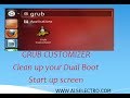 Organize your dual boot Startup screen