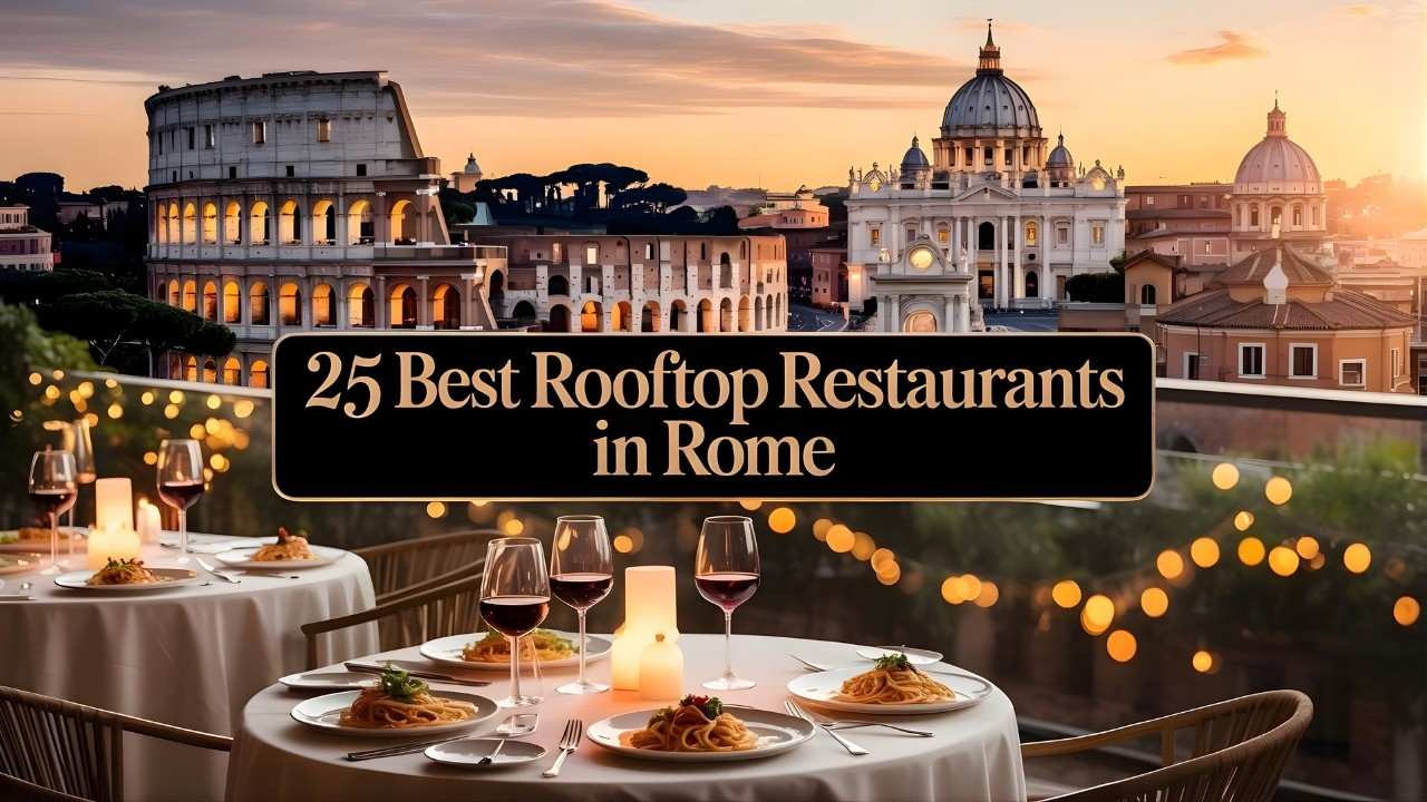 25 лучших ресторанов на крыше в Риме 🌇 | Захватывающие виды, рестораны и скрытые террасы (гид 202...