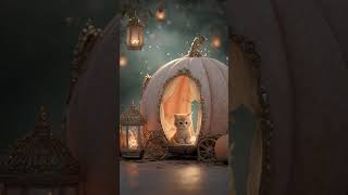 🐱 A Quiet Kitten Inside a Pumpkin Carriage | AI Fantasy Short #cute #cat screenshot 2