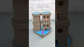 destroying a beautiful miniature clay house 😱#398