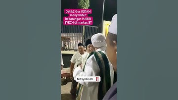 Momen Gus IQDAM sambut Habib Syech di Markas ST‼️#gusiqdam #habibsyech #maulidakbar #syekhermania