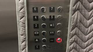 Traction elevator at University of Minnesota Health Sciences Education Center in Minneapolis, MN