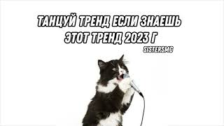 Танцуй тренд если знаешь этот тренд 2023 г @sistersmg #рек #тренды #рекомендации #танцы #музыка