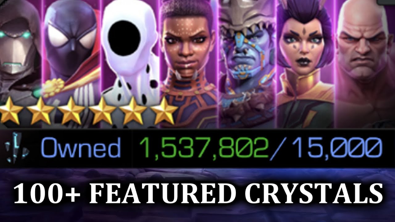 100+ FEATURED 6 STAR CRYSTALS - 1.5 MILLION 6 STAR SHARDS