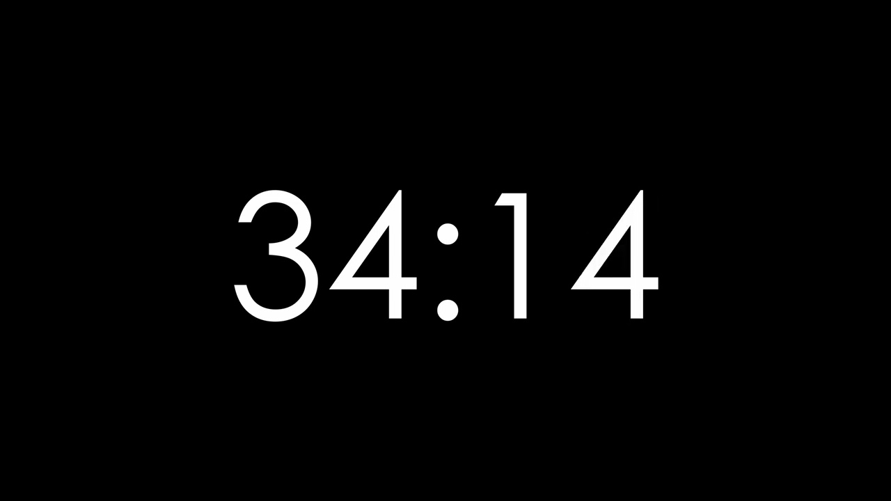 41-Minute Timer (4K-60) Countdown Alarm