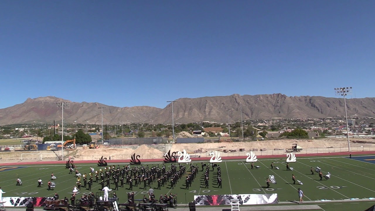 MONTWOOD HIGH SCHOOL PRE T-BIRD MARCHING BAND PERFORMANCE COLOR GUARD