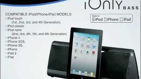 ONKYO iOnly Bass (SBX-300) Dock for iPod/iPhone and iPad