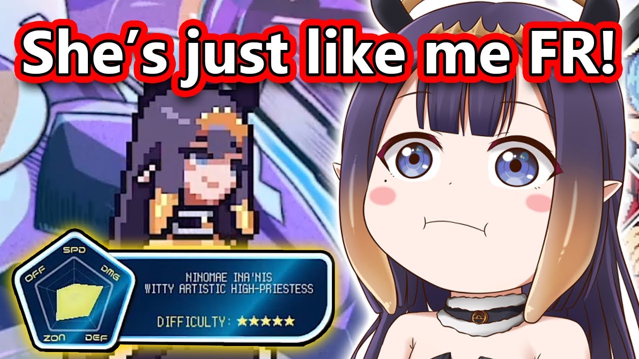 Ина не может перестать смеяться над собой в игре Idol Showdown【HololiveEN】