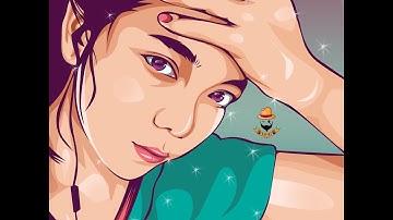 Tutorial Vector Vexel Portrait Photoshop (Time Lapse)