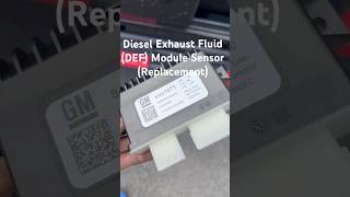 Diesel Exhaust Fluid (DEF) Module sensor replacement on GM Chevy Silverado 2500 #DEF #howto #fyp