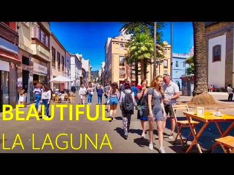 TENERIFE San Cristobal de la Laguna Spain 🇪🇸 🔴 NEW Beautiful City Tour in Canary [4K UHD]