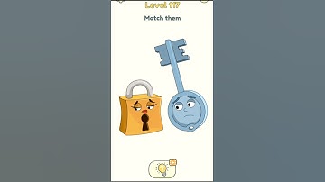 Match them | Level 117 | DOP 2: Delete One Part #shorts #lock #dop2 #key #deleteonepart #shortvideo