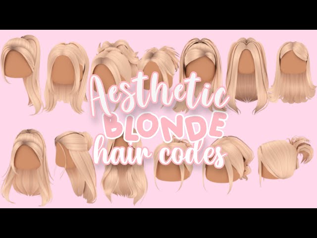 roblox preppy blonde hairs that I use!! 💗✨ #ReasonForBooking #CODSqua, preppy faces