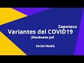 Variantes del COVID 19   Zapoteco