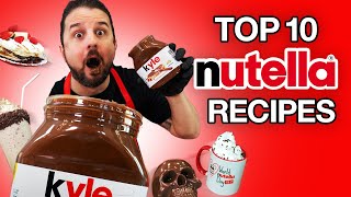 Top 10 Nutella Recipes That You HAVE to Try!