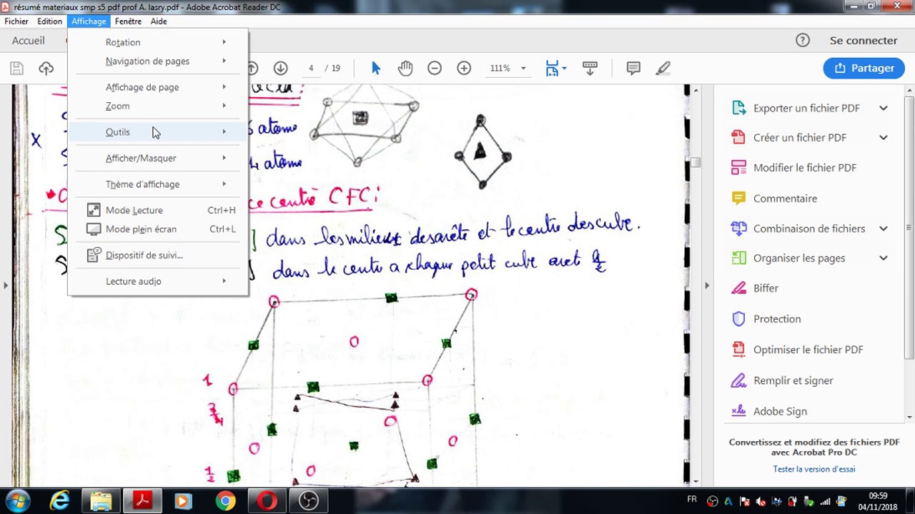 smp s5 physique des matériaux cour partie 1 : cristalochimie/graphie ...