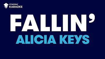 Fallin' (Radio Version) in the Style of "Alicia Keys" karaoke video with lyrics (no lead vocal)
