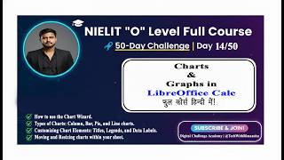 O Level M1-R5 | Day 14: Charts &amp; Graphs in Calc | 50-Day Challenge (Hindi)