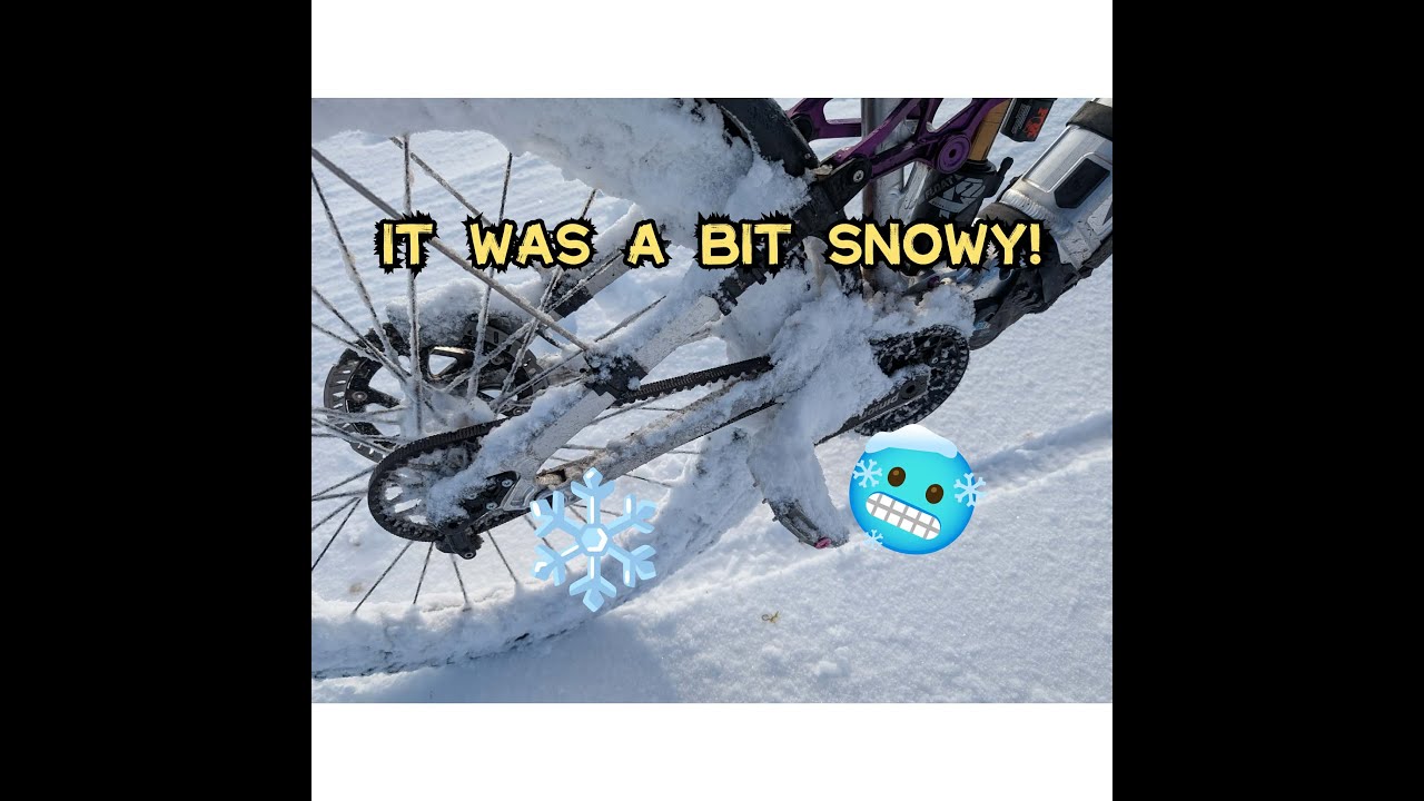 Маршрут через заснеженный Брекон-Гэп был прерван снегом! | Nicolai S16 MGU