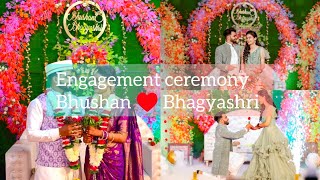 Engagement ceremony of Bhushan ♥️ Bhagyashri 💍💞 #05.05.2024 @bhushanjadhavnavy #engagement