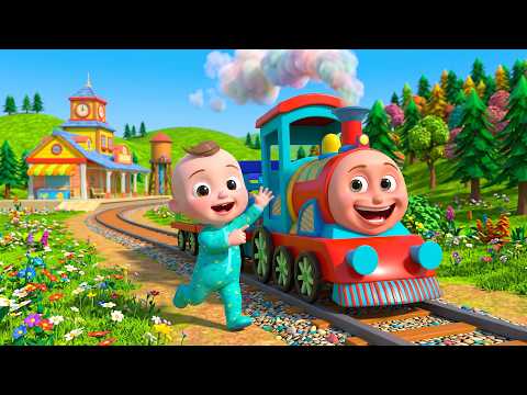 Choo Choo Train | Sing Along Kids | Ride On Train And Learn Nursery Rhymes | Coco Cubs TV