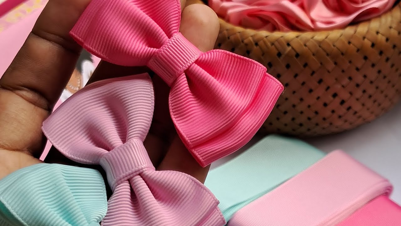 Bora fazer um gravatinha duplo? #laços #laceirasdesucesso 