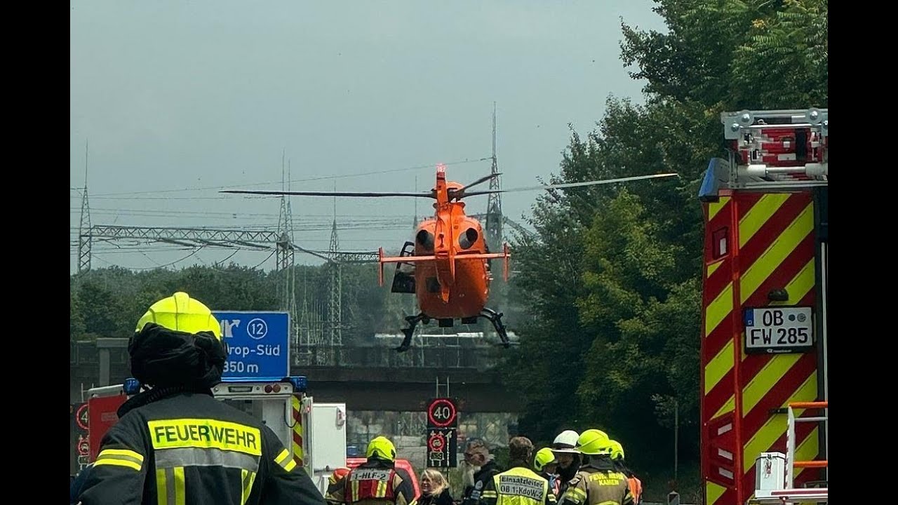 Unfall A42 Gestern