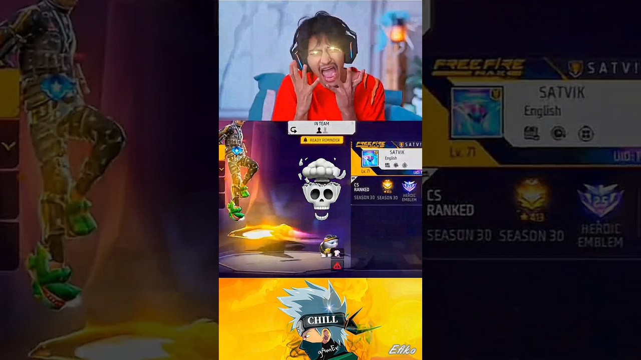 Satvik Prank on Chill gamer  