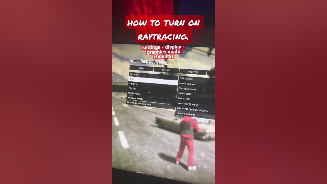 HOW TO TURN ON RAY TRACING IN GTA 5