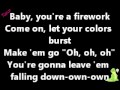 ~Katy Perry~ Firework Lyrics