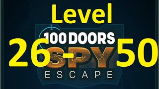 100 Doors Spy Escape 26 - 50 уровень ( Levels 26 - 50 ) прохождение