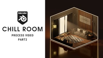 Blender 3D - Create a 3D Isometric Chill Room | Beginner Tutorial | PART2