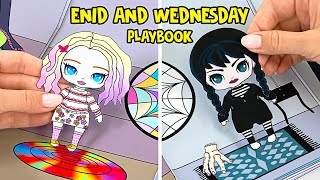 Mysterious Wednesday’s Adventures || EASY DIY PLAYBOOK 📚🎮