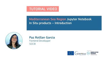 Jupyter Tutorial - Mediterranean Sea - Introduction to the Copernicus Marine Service In Situ data