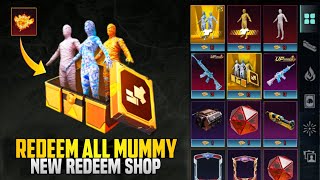 😱 Mummy Redeem Shop | Ultimate Mummy White & Yellow Mummy Set All Are Coming Back | PUBGM