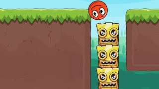 "RED BALL FIND MANY OF THEM" " Bounce Ball 6 - Jump Ball Hero Adventure screenshot 1