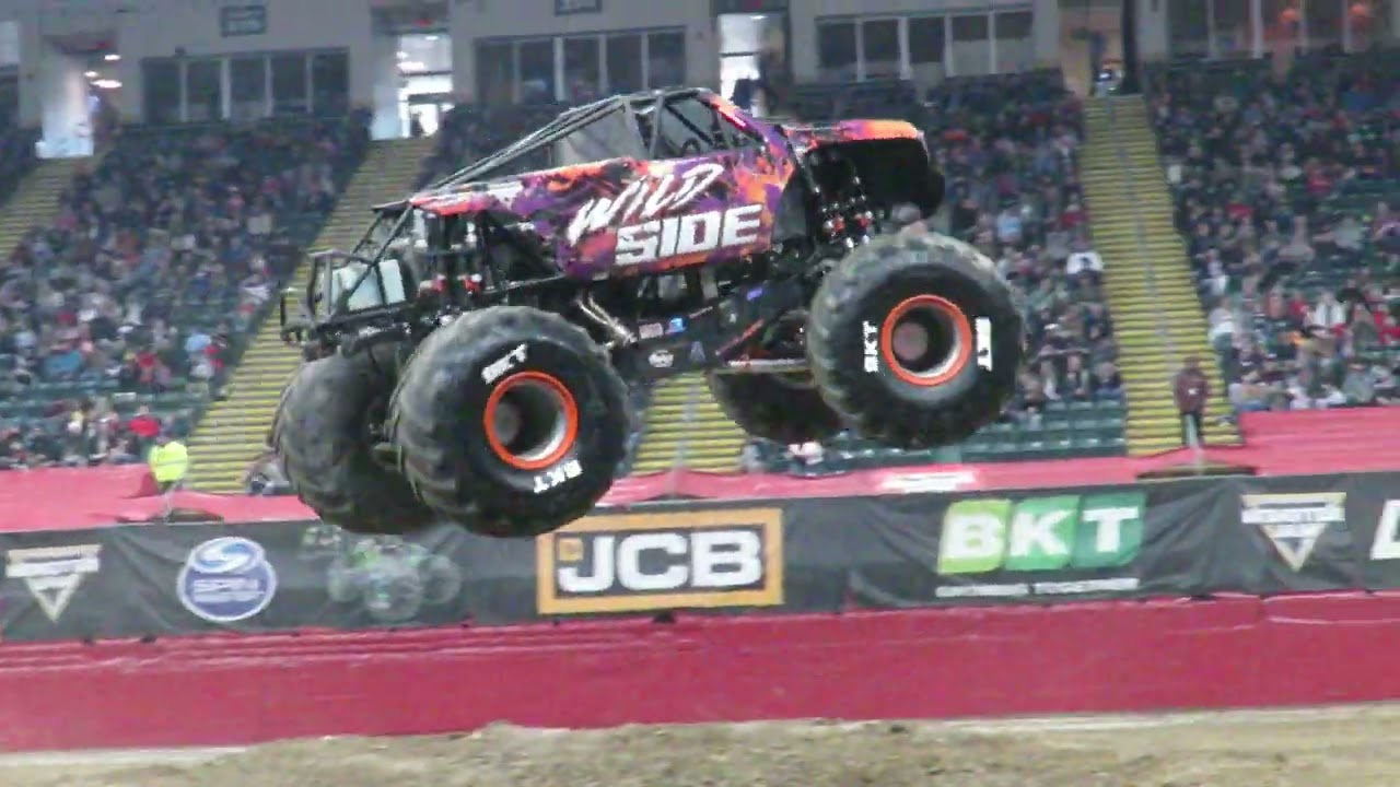 FREESTYLE WIN! Wild Side Monster Truck at Dayton Monster Jam!