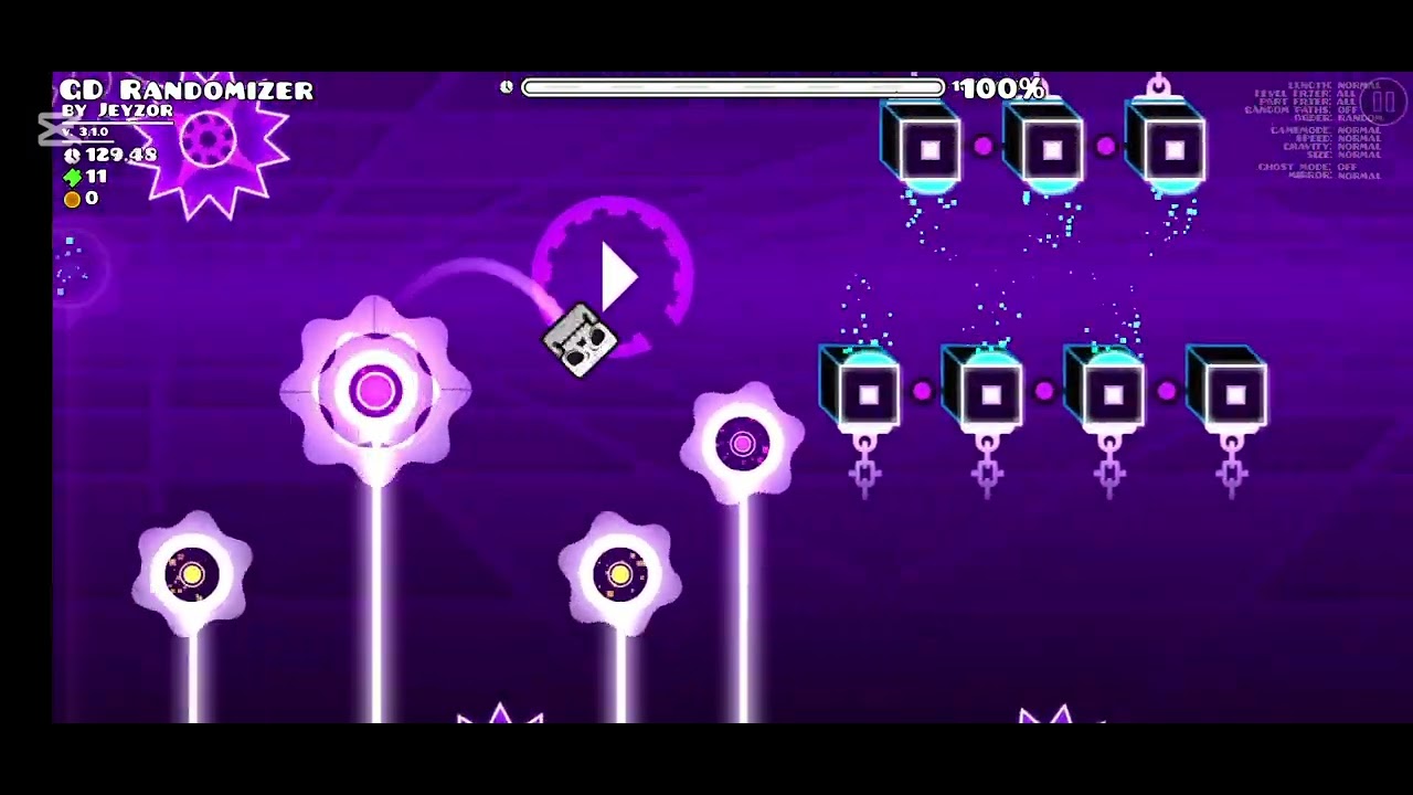 Geometrydash Randomized Trying to beat Gd Randomizer!! (Geometry Dash) - YouTube